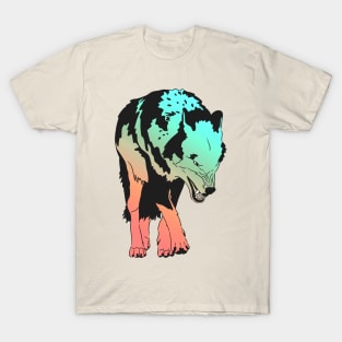 Colorful Wolf T-Shirt